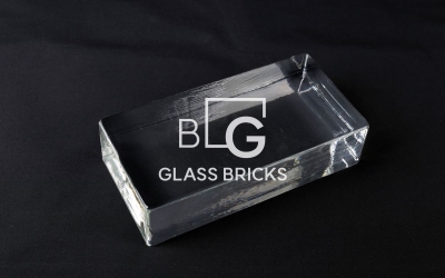 BLG-68 스트레이트 클리어 화이트 유리벽돌